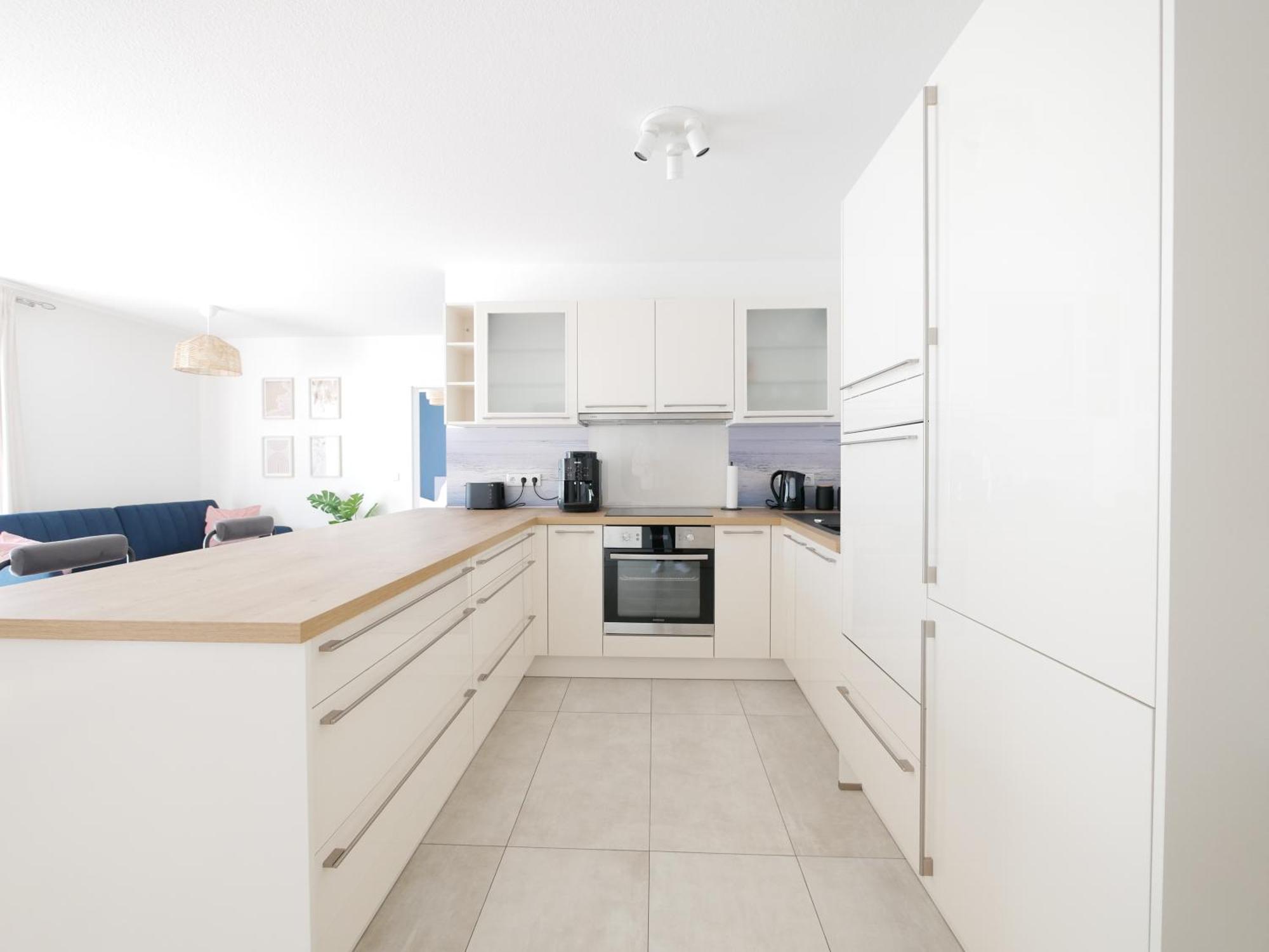 85Qm, Parkplatz, Zentral, Grosser Balkon, 2 Baeder 파더본 외부 사진