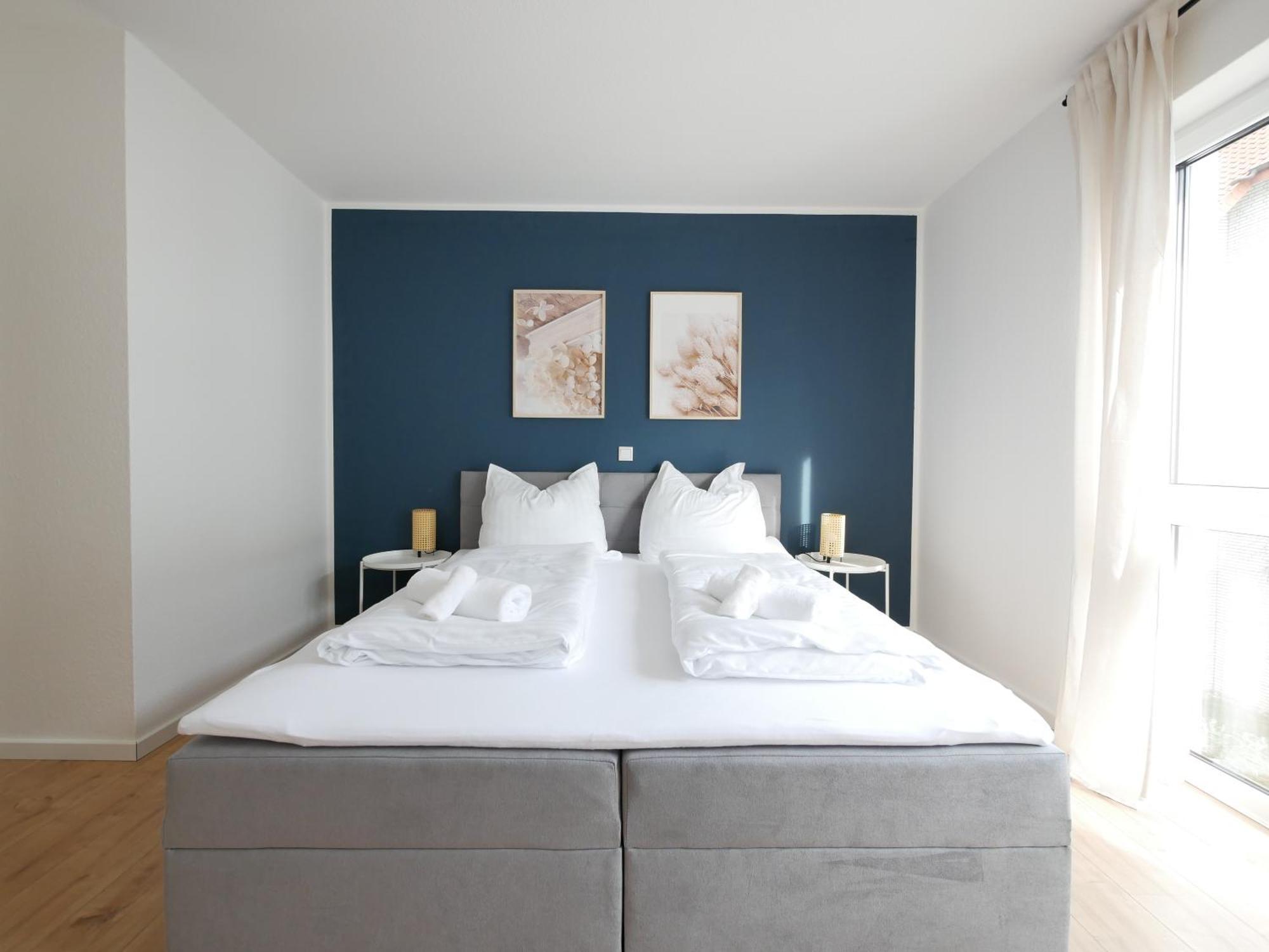 85Qm, Parkplatz, Zentral, Grosser Balkon, 2 Baeder 파더본 외부 사진