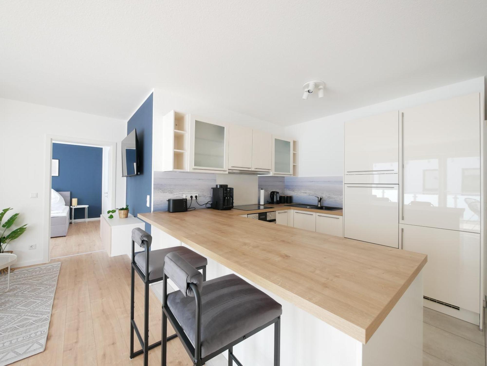 85Qm, Parkplatz, Zentral, Grosser Balkon, 2 Baeder 파더본 외부 사진